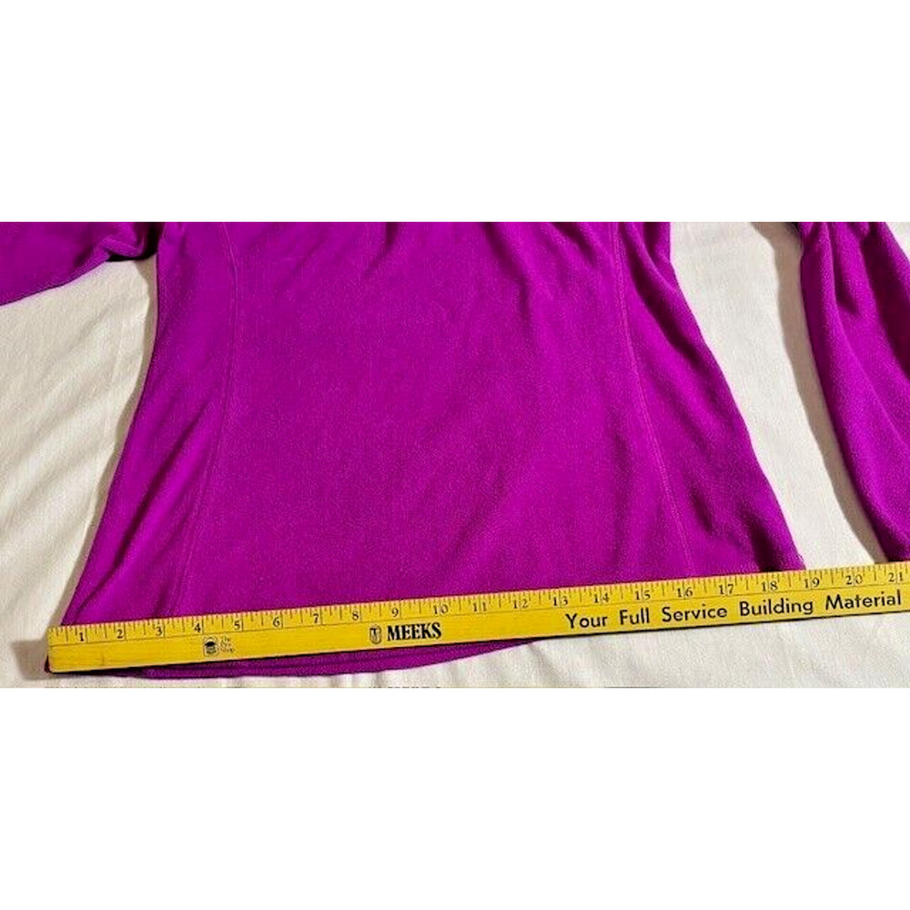 Columbia 1/4 Zip Pullover Top Magenta Womens Size Small - Picture 11 of 12